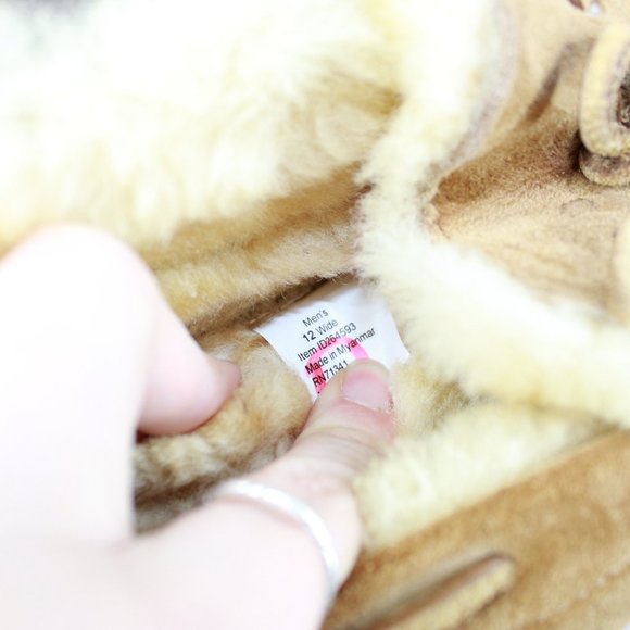 LL Bean Wicked Good Moccasins Slippers Sz 12 Wide - Picture 9 of 9